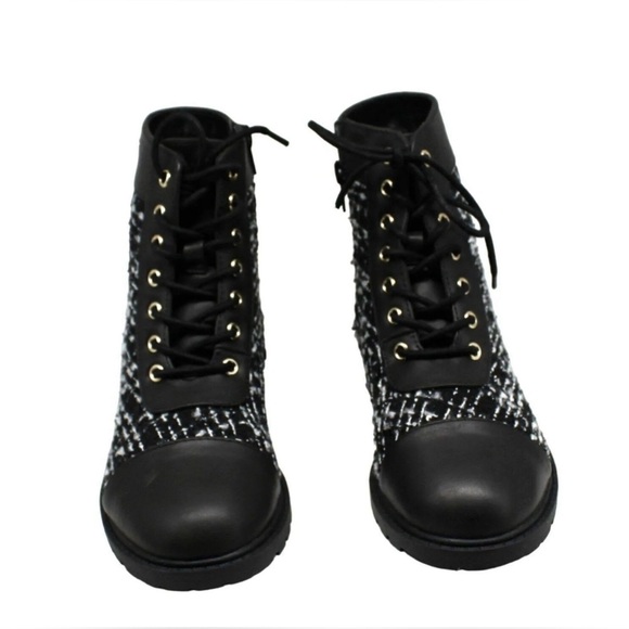 Charter Club Vandelle Womens Zip up Ankle Combat & Lace-up Boots, - Picture 7 of 12